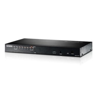 ATEN Switch KVM Cat 5 multi-interfaz de 8 puertos