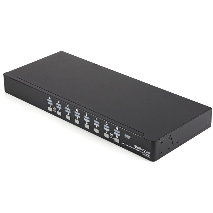 StarTech.com Comutador Switch KVM 1U OSD e Cabos 16 portas USB A…