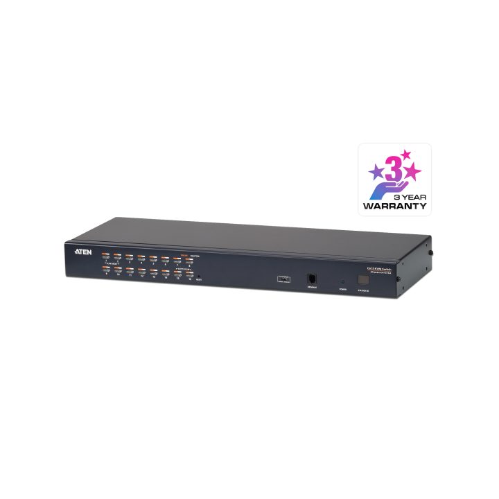 ATEN 16-Port Multi-Interface Cat 5 KVM Switch