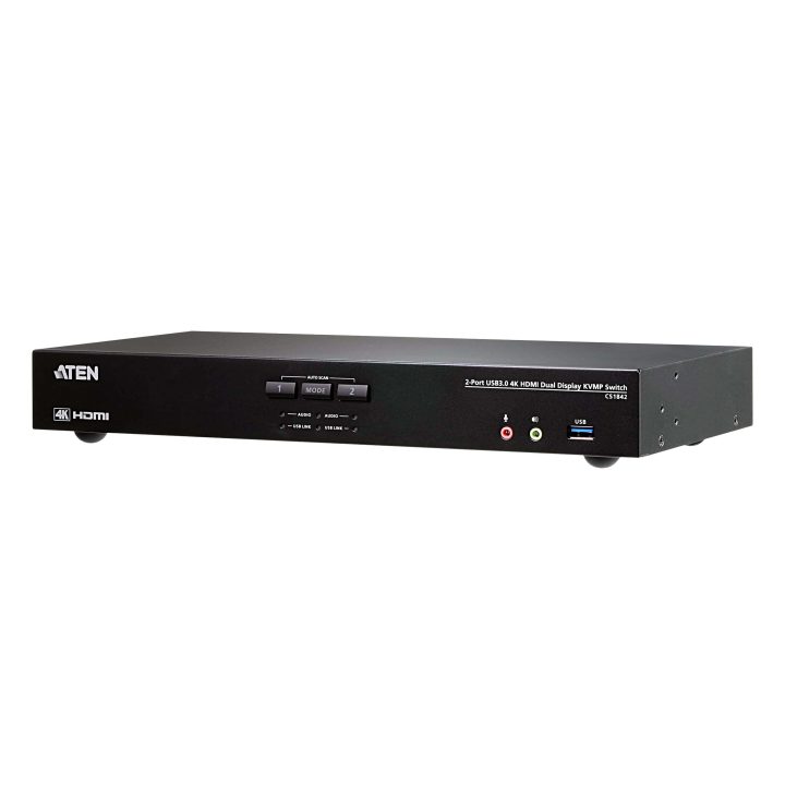 ATEN USB 3.0 4K HDMI Dual-Display 2-Port KVMP™ Switch