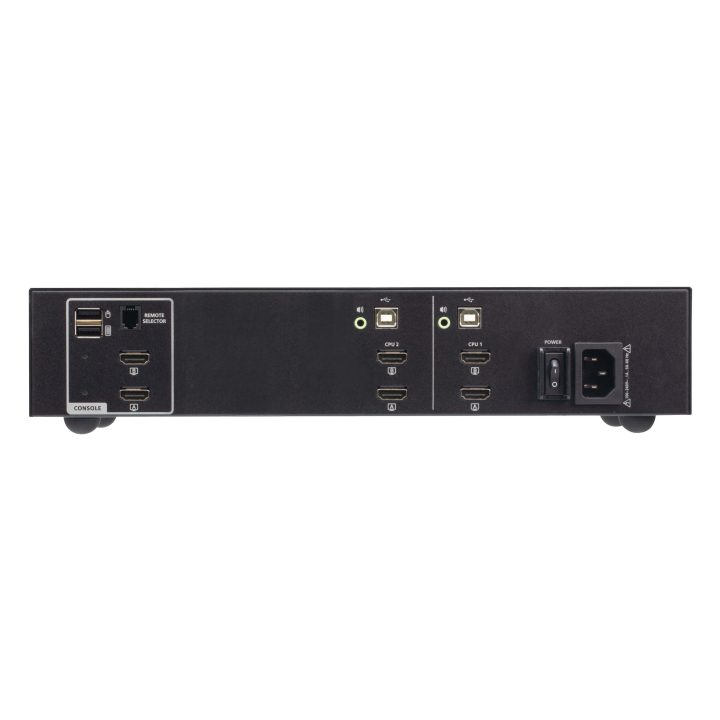 ATEN Switch KVM de segurança avançada HDMI duplo ecrã USB de 2 portas…
