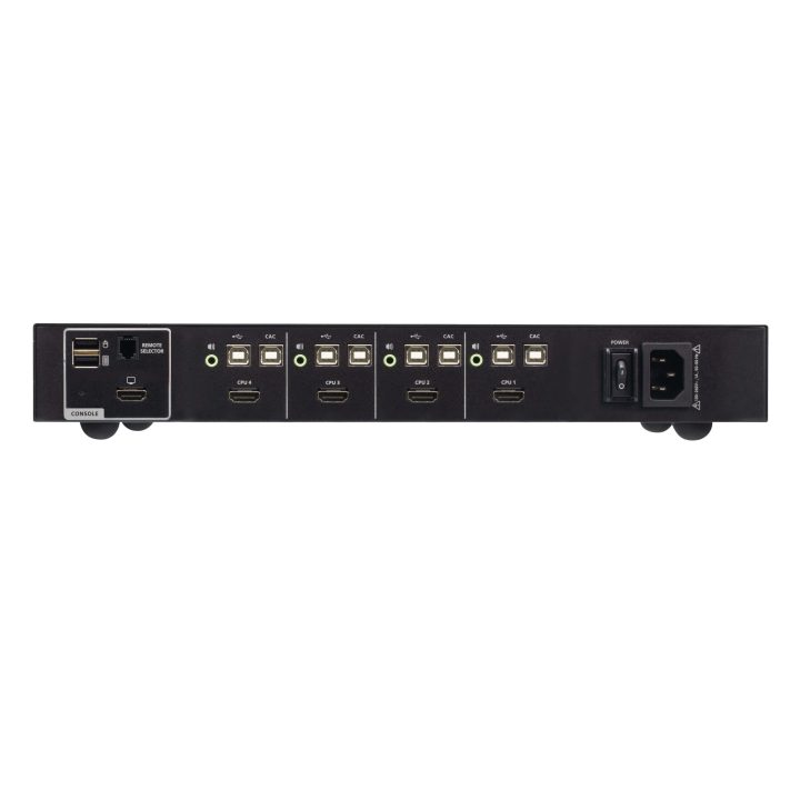 ATEN Switch KVM de segurança avançada HDMI USB de 4 portas com CAC…