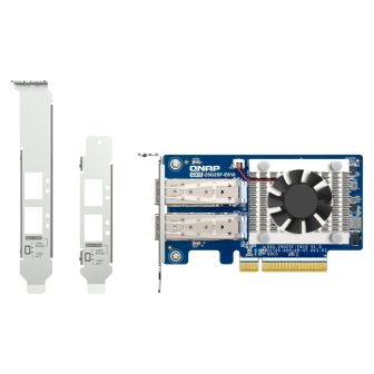 QNAP QXG-25G2SF-E810 adaptador e placa de rede Interna Fibra 25000…
