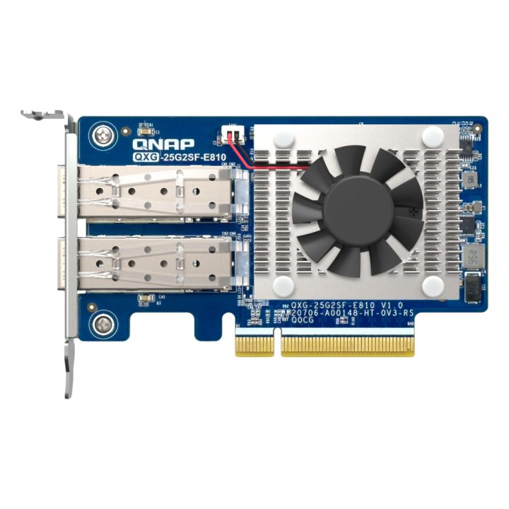 QNAP QXG-25G2SF-E810 adaptador y tarjeta de red Interno Fibra 25000…