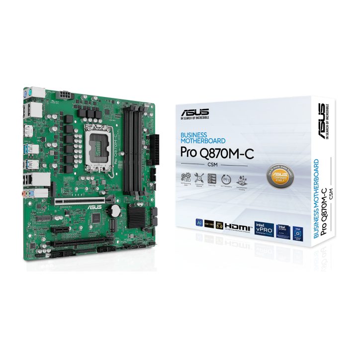 ASUS PRO Q870M-C-CSM Intel Q870 LGA 1851 (Socket V1) micro ATX