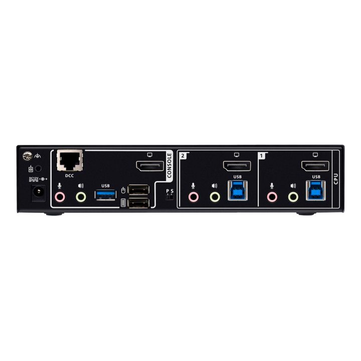 ATEN Comutador KVMP™ DisplayPort 8K com 2 portas USB 3.0 (cabos…