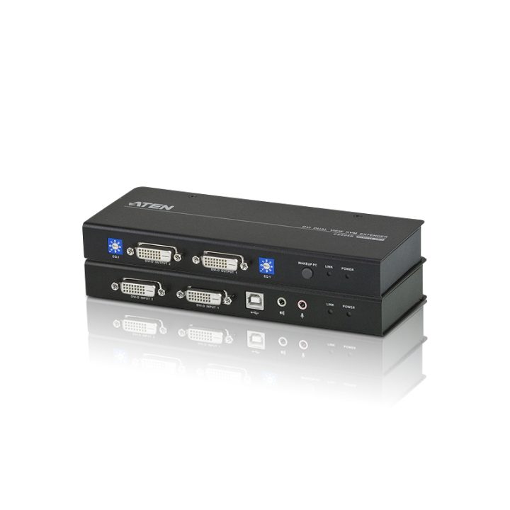 ATEN Cat 5 DVI Dual Display USB KVM Extender (1024 x 768 at 60m)