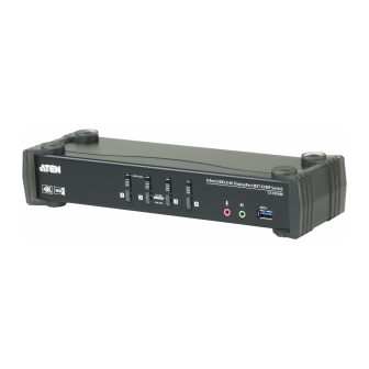 ATEN 4-Port KVMP™ DisplayPort 4K MST USB 3.0 Switch (Cables Included)