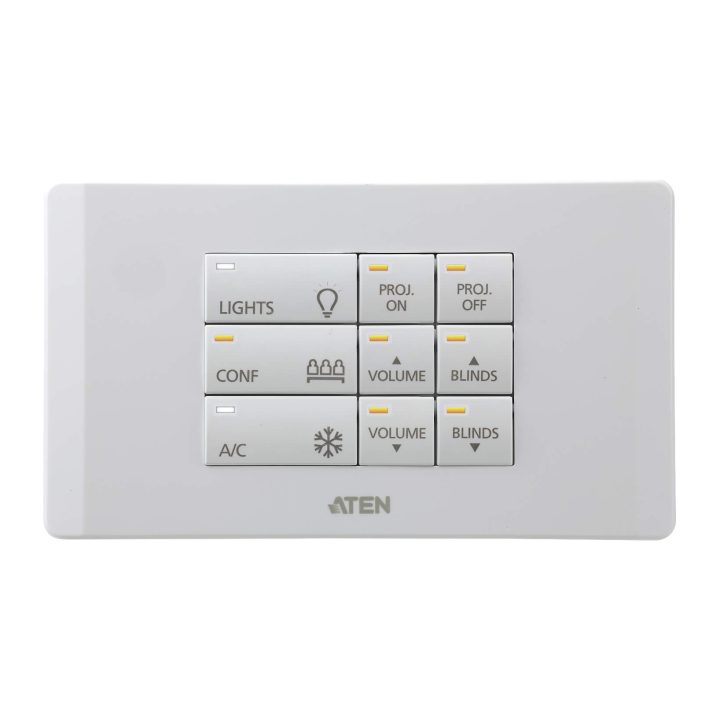 ATEN Control System - 12-Button Keypad (EU Format, 2 Gang)