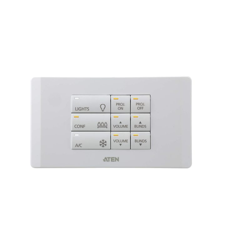 ATEN Sistema de control - Botonera de 12 botones (formato UE, 2 gangs)