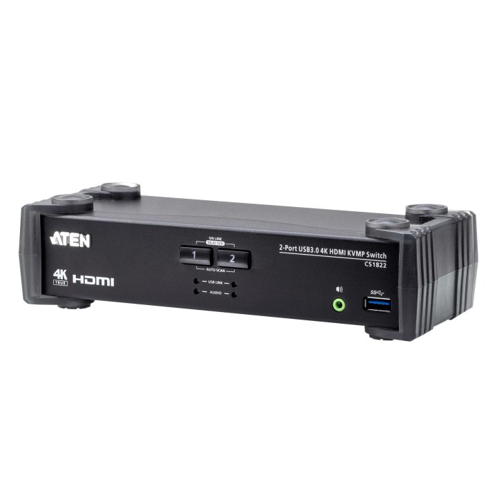 ATEN 2-Port HDMI 4K USB 3.0 KVMP™ Switch