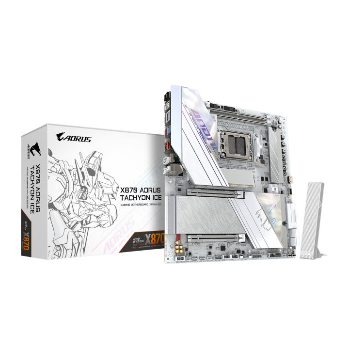 GIGABYTE X870 AORUS TACHYON ICE Placa Base – Compatible con…