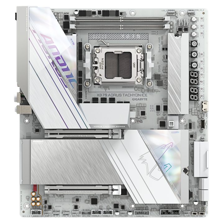 GIGABYTE X870 AORUS TACHYON ICE Placa Base – Compatible con…
