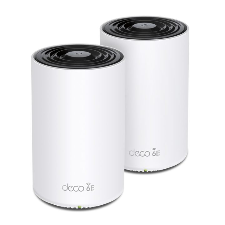 TP-Link Deco XE75 Pro (2-pack) Tri-Band (2.4 GHz / 5 GHz / 6 GHz)…