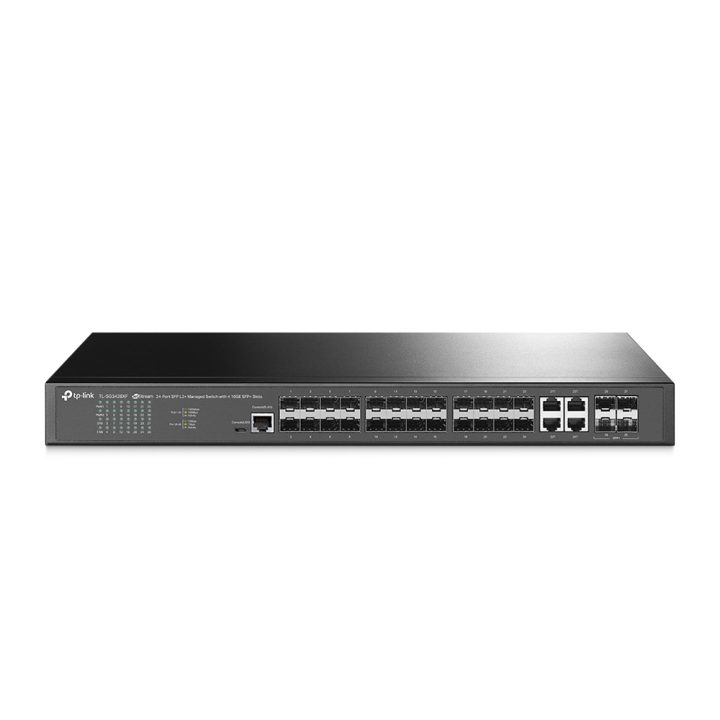 TP-Link JetStream TL-SG3428XF Managed L2+ Switch 1U Black