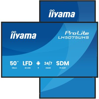 iiyama LH5075UHS-B2AG Signage Display Flat Panel for Digital Signage…