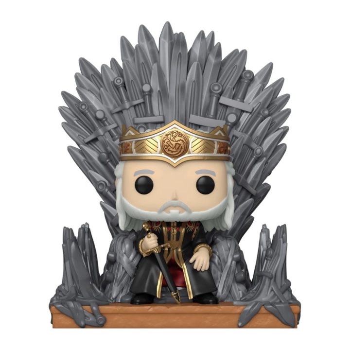 Funko Pop! Casa do Dragão Viserys no Trono de Ferro