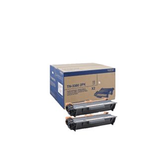 Brother TN-3380TWIN Toner Cartridge 2 piece(s) Original Black