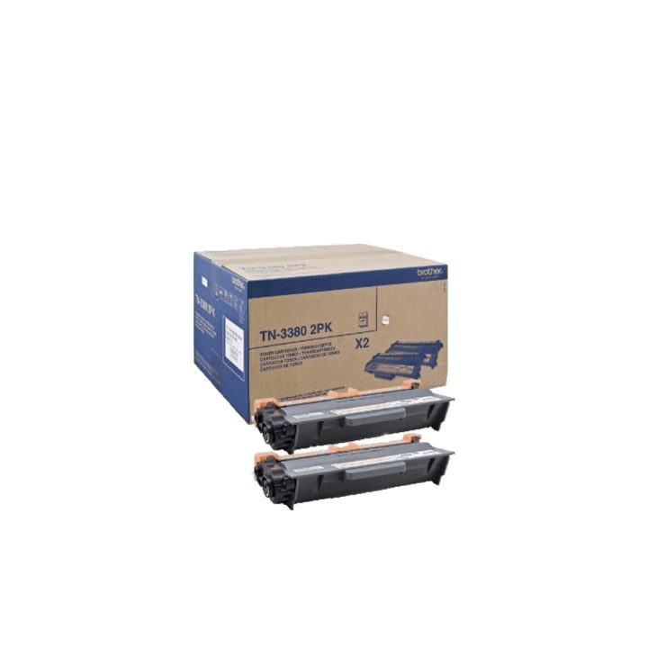 Brother TN-3380TWIN Toner Cartridge 2 piece(s) Original Black