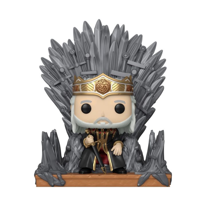 Funko Pop! Casa do Dragão Viserys no Trono de Ferro