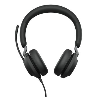 Auscultadores de arco Jabra Evolve2 40 com cabo