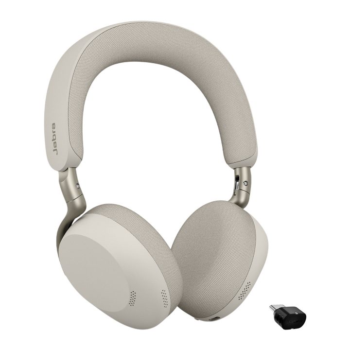 Jabra Evolve3 75 UC Link 390c Wireless Over-Ear Headset