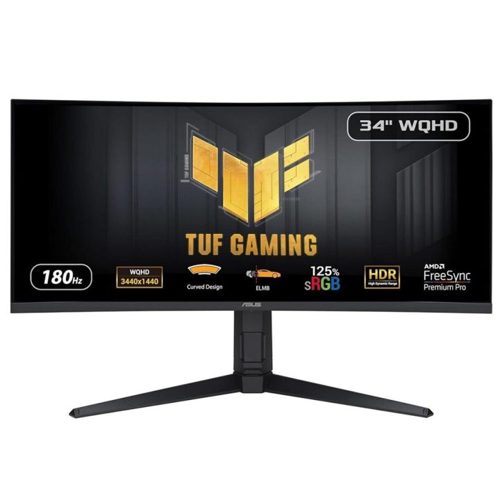 ASUS TUF 34" UWQHD VA curvo