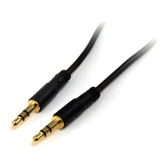 StarTech.com MU15MMS cable de audio 4,6 m 3,5mm Negro