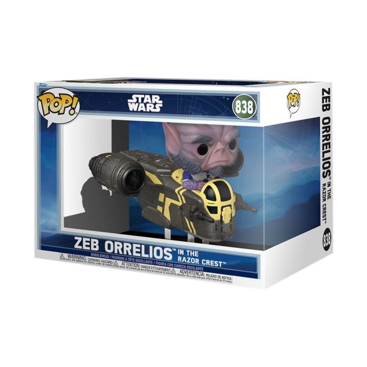 Funko Pop! Star Wars – Rides Deluxe Zeb Orrelios on the Razor Crest…