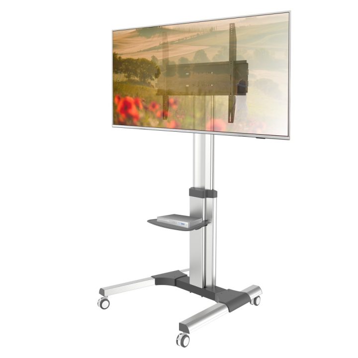 Techly ICA-TR156 TV Stand 2.34 m (92") Silver
