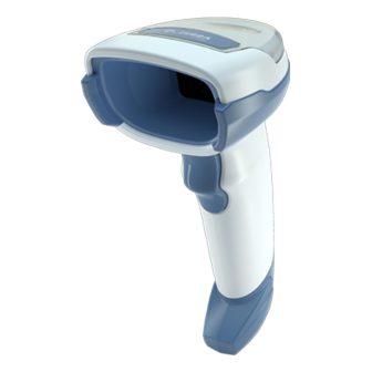 Zebra DS4608-HC Handheld 1D/2D Barcode Scanner Blue LED, White