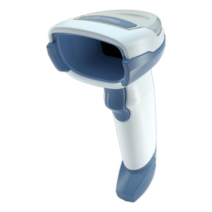 Zebra DS4608-HC Handheld 1D/2D Barcode Scanner Blue LED, White