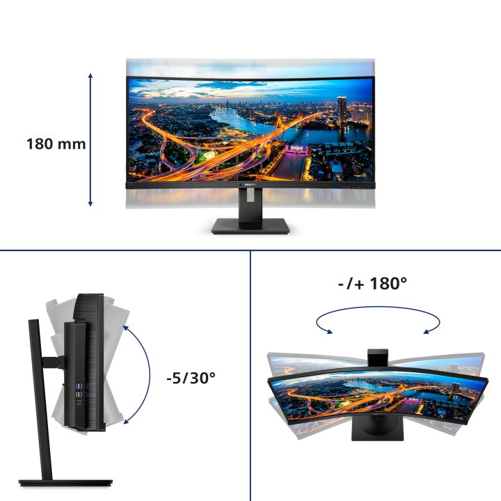 Philips B Line 345B1C 34" UWQHD VA curvo