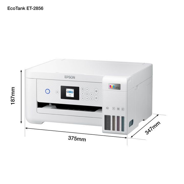 Epson EcoTank ET-2856 A4 All-in-One Printer with Ink Tank, Wi-Fi…