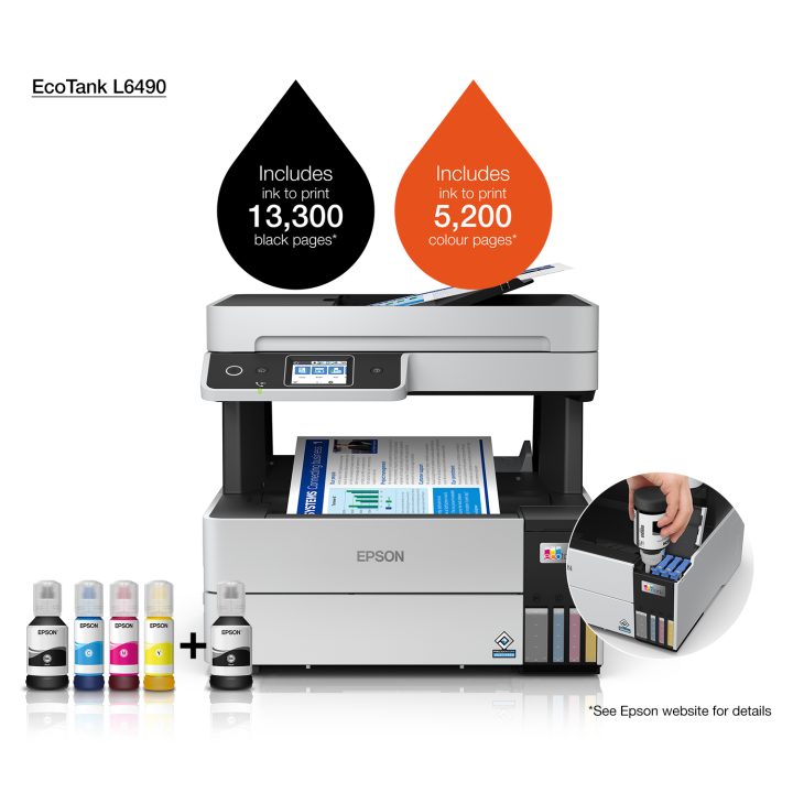 Epson EcoTank L6490 Inyección de tinta A4 4800 x 1200 DPI 37 ppm Wifi