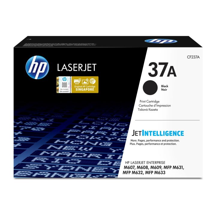 HP Cartucho de tóner original LaserJet 37A preto