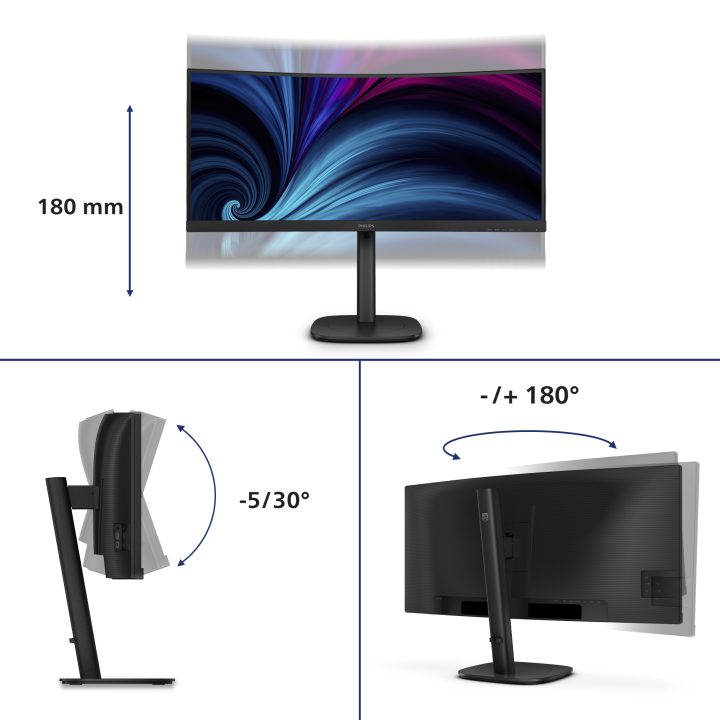 Philips 3000 Series 34B2U3600C 34" UWQHD VA curvo