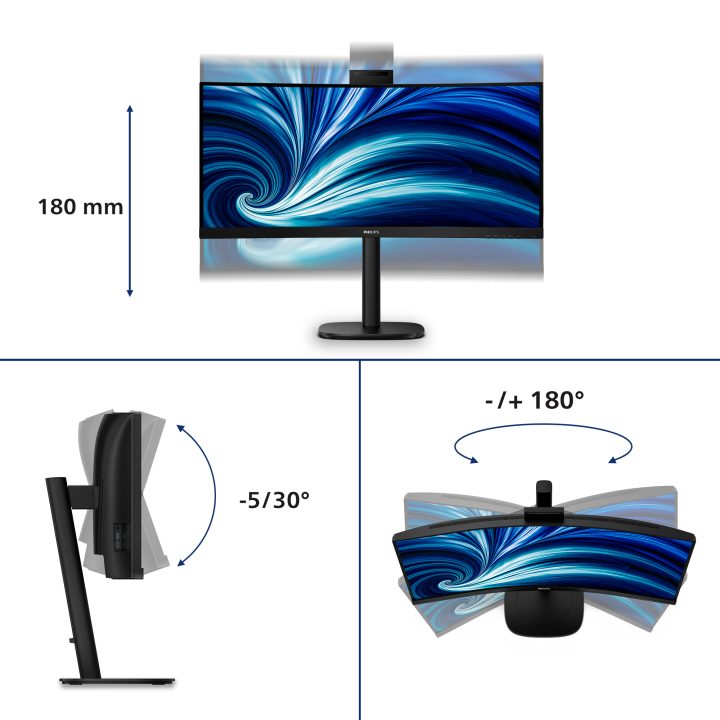 Philips 3000 Series 34B2U3600CH 34" UWQHD VA curvo