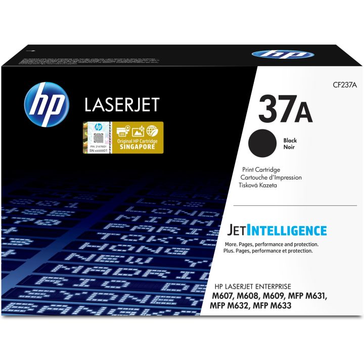 HP Original LaserJet 37A Black Toner Cartridge