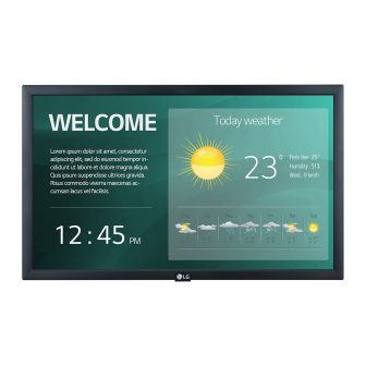LG 22SM3G-B ecrã de sinalização Ecrã plano para sinalização digital…