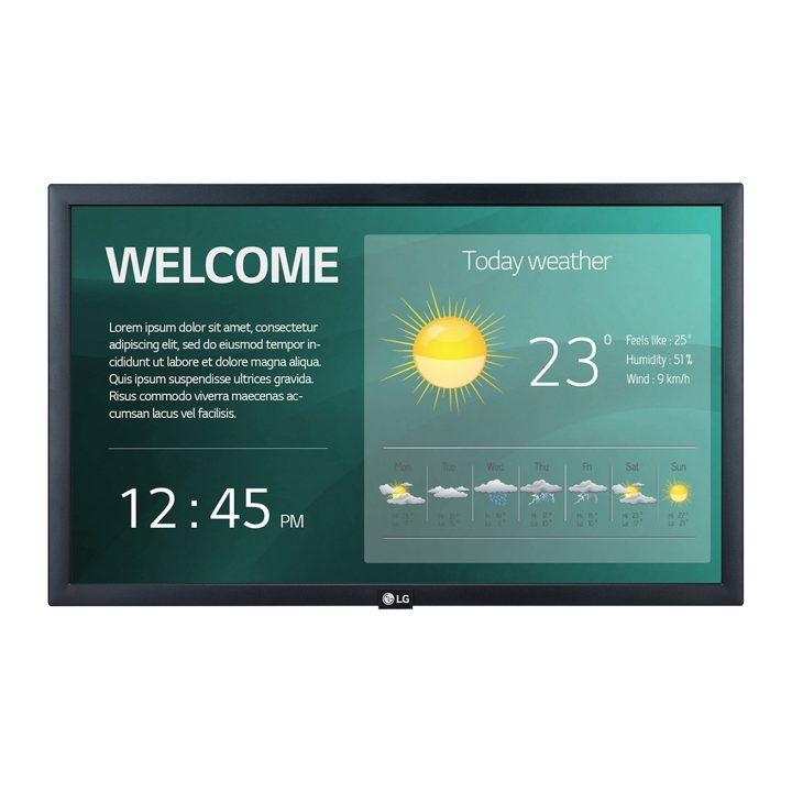 LG 22SM3G-B Signage Display Flat Panel for Digital Signage 21.5" IPS…