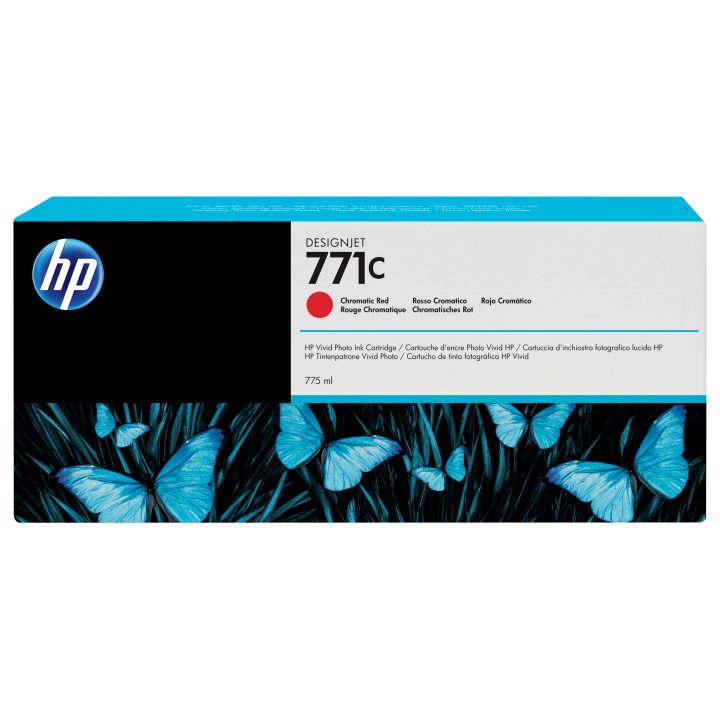 HP DesignJet 771C Chromatic Red Ink Cartridge 775 ml