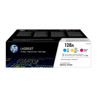 HP Pack de poupança de 3 cartuchos de toner original LaserJet 128A…