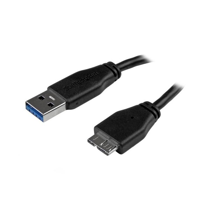 StarTech.com Cable micro USB 3.0 delgado de 15cm