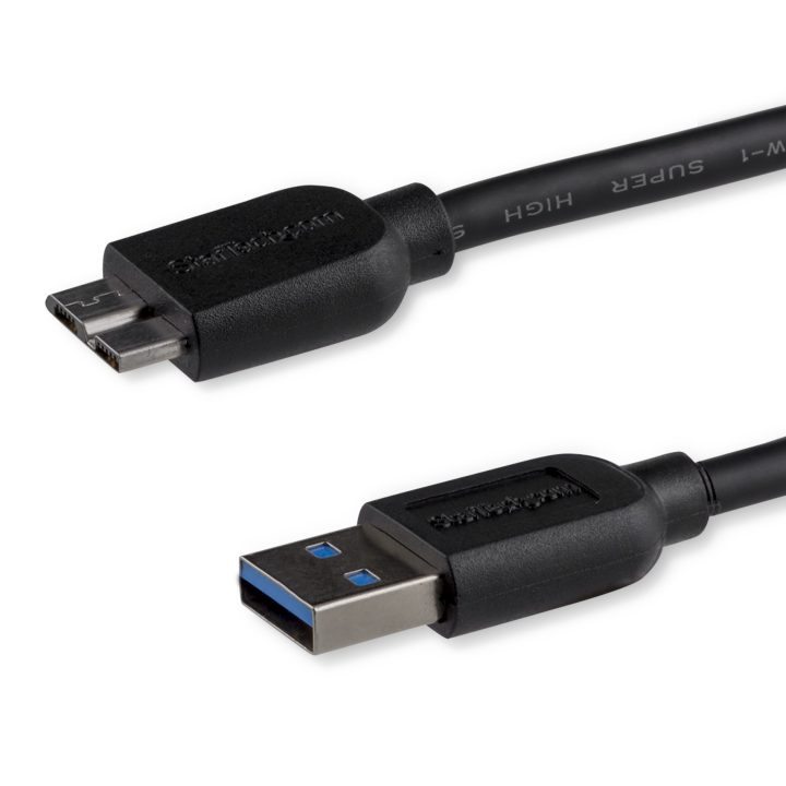 StarTech.com Cable micro USB 3.0 delgado de 15cm