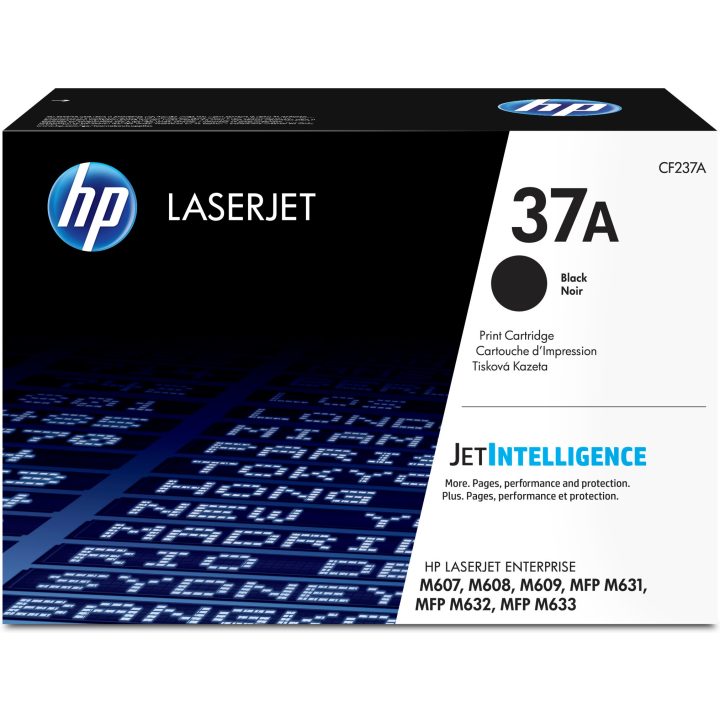 HP Original LaserJet 37A Black Toner Cartridge