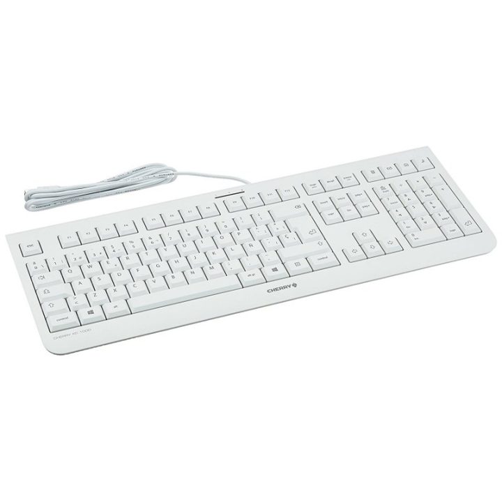 CHERRY KC 1000 Universal USB Keyboard Spanish Gray