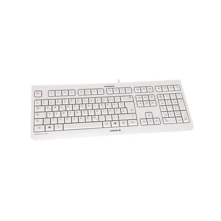 CHERRY KC 1000 Universal USB Keyboard Spanish Gray