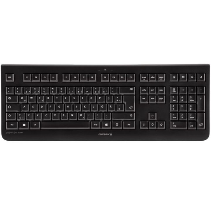 CHERRY DW 3000 teclado com rato RF sem fios Espanhol Preto