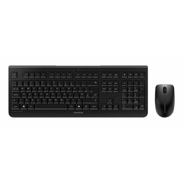 CHERRY DW 3000 Wireless RF Keyboard and Mouse Combo Spanish Black